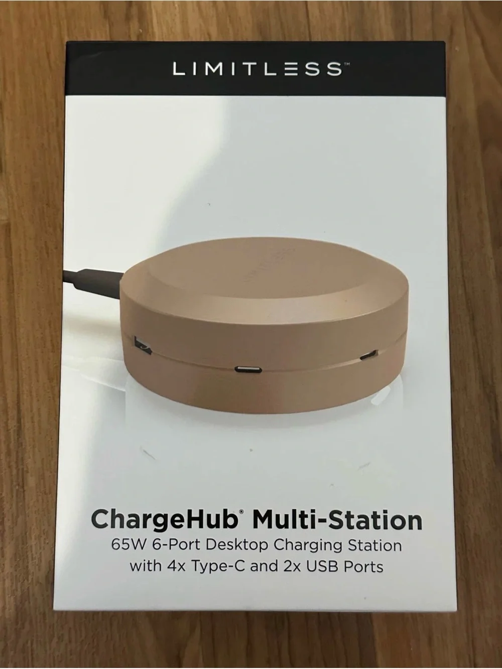 LIMITLESS ChargeHub Multi-Station - Rose Gold 6-Port Charger